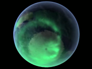 Aurora Australis Shows South Polar Opening to Hollow Earth